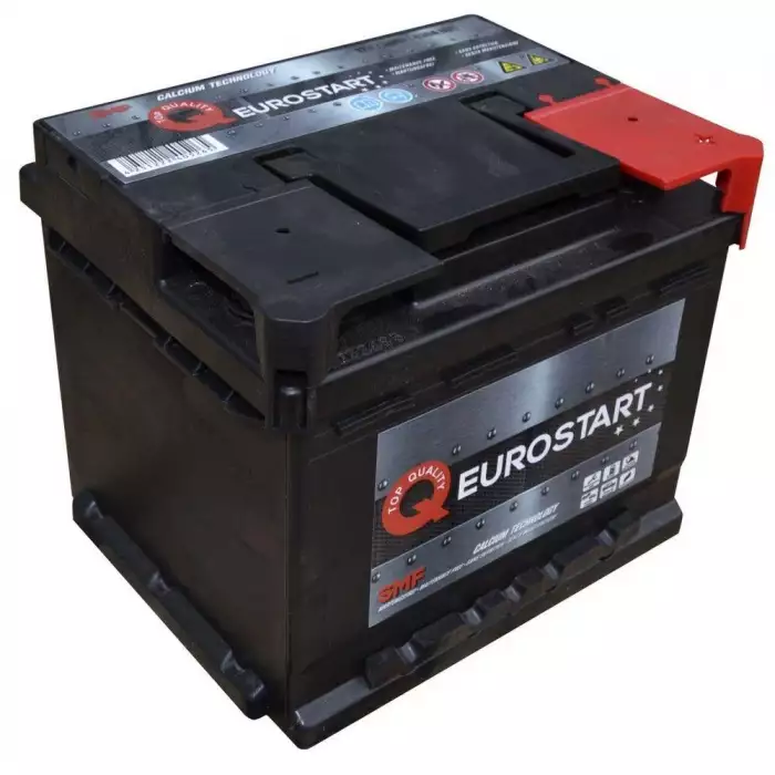 Автомобільний акумулятор EUROSTART 6СТ-50Ah АзЕ 430A (EN) 550012043