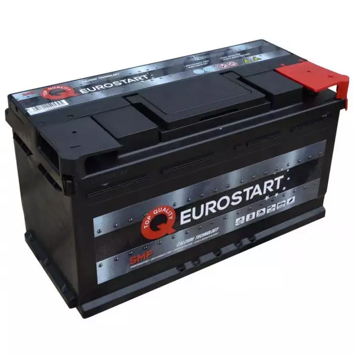 Автомобільний акумулятор EUROSTART 6СТ-100Ah АзЕ 850A (EN) 600027085 2019