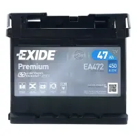 Автомобільний акумулятор EXIDE Premium Carbon Boost 6СТ-47Ah АзЕ 450A (EN) EA472