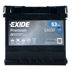 Автомобильный аккумулятор EXIDE Premium Carbon Boost 2.0 6СТ-53Ah АзЕ 540A (EN) EA530