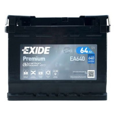 Автомобільний акумулятор EXIDE Premium Carbon Boost 2.0 6СТ-64Ah АзЕ 640A (EN) EA640