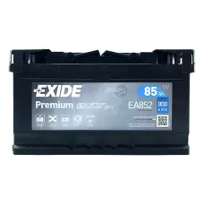 Автомобільний акумулятор EXIDE Premium Carbon Boost 2.0 6СТ-85Ah АзЕ 800A (EN) EA852