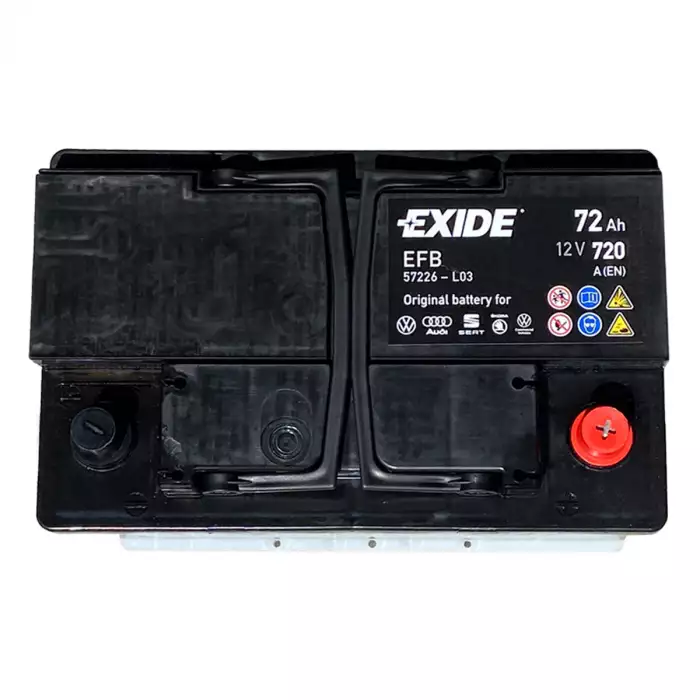Автомобільний акумулятор EXIDE START-STOP EFB 6СТ-62Ah АзЕ 620А (EN) оригінал TOYOTA 56050