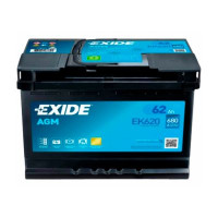 Автомобільний акумулятор EXIDE START-STOP AGM 6СТ-62Ah АзЕ 680А (EN)  EK620