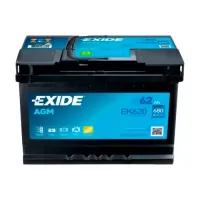 Автомобильный аккумулятор EXIDE START-STOP AGM 6СТ-62Ah АзЕ 680А (EN)  EK620
