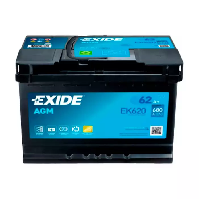 Автомобильный аккумулятор EXIDE START-STOP AGM 6СТ-62Ah АзЕ 680А (EN)  EK620