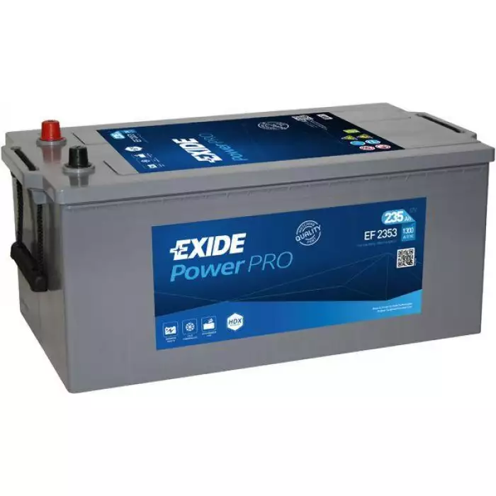 Автомобільний акумулятор EXIDE Power PRO 6СТ-235Ah Аз 1300A (EN) EF2353