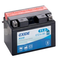 Мото акумулятор EXIDE AGM 6СТ-11,2Ah Аз 12В 205а (EN) ETZ14-BS