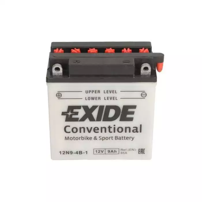 Мото аккумулятор EXIDE CONVENTIONAL 6СТ-9Ah Аз 12В 85А (EN) 12N9-4B-1
