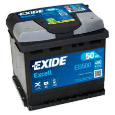 Автомобильный аккумулятор EXIDE Excell 6СТ-50Ah АзЕ 450A (EN) EB500