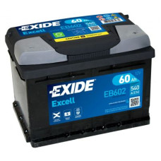Автомобильный аккумулятор EXIDE Excell 6СТ-60Ah АзЕ 540A (EN) EB602