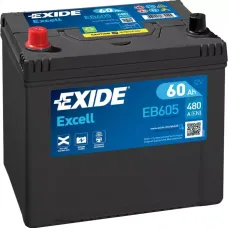 Автомобильный аккумулятор EXIDE Excell 6СТ-60Ah Аз ASIA 480A (EN) EB605