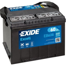 Автомобільний акумулятор EXIDE Excell 6СТ-60Ah Аз ASIA 640A (EN) EB608