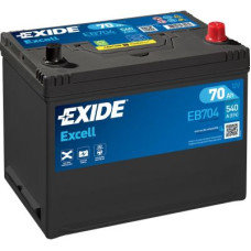 Автомобильный аккумулятор EXIDE Excell 6СТ-70Ah АзЕ ASIA 540A (EN) EB704