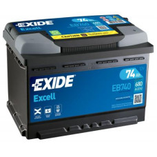Автомобільний акумулятор EXIDE Excell 6СТ-74Ah АзЕ 680A (EN) EB740