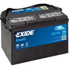 Автомобильный аккумулятор EXIDE Excell 6СТ-75Ah Аз ASIA 770A (EN) EB758