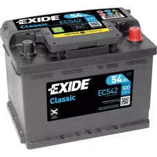 Автомобильный аккумулятор EXIDE Classic 6СТ-54Ah АзЕ 500A (EN) EC542