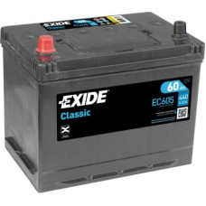 Автомобільний акумулятор EXIDE Classic 6СТ-60Ah Аз ASIA 440A (EN) EC605