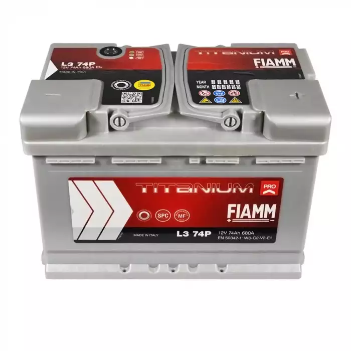 Автомобильный аккумулятор FIAMM Titanium Pro 6СТ-74Ah АзЕ 680A (EN) 7905154