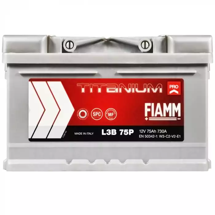 Автомобильный аккумулятор FIAMM Titanium Pro 6СТ-75Ah Аз 730A (EN) 7905156