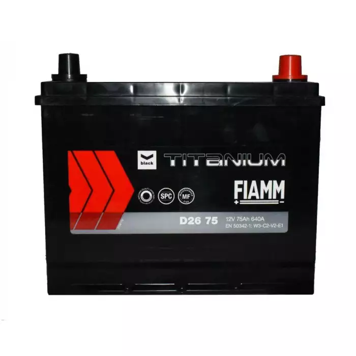 Автомобільний акумулятор FIAMM Titanium Black 6СТ-75Ah АзЕ Asia 640A (EN) 7905188