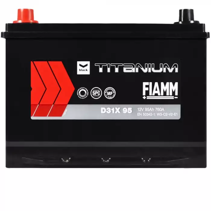 Автомобильный аккумулятор FIAMM Titanium Black 6СТ-95Ah Аз Asia 760A (EN) 7905195