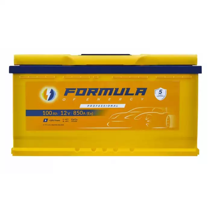 Автомобильный аккумулятор FORMULA Professional 6СТ-100Ah АзЕ 850A (EN)