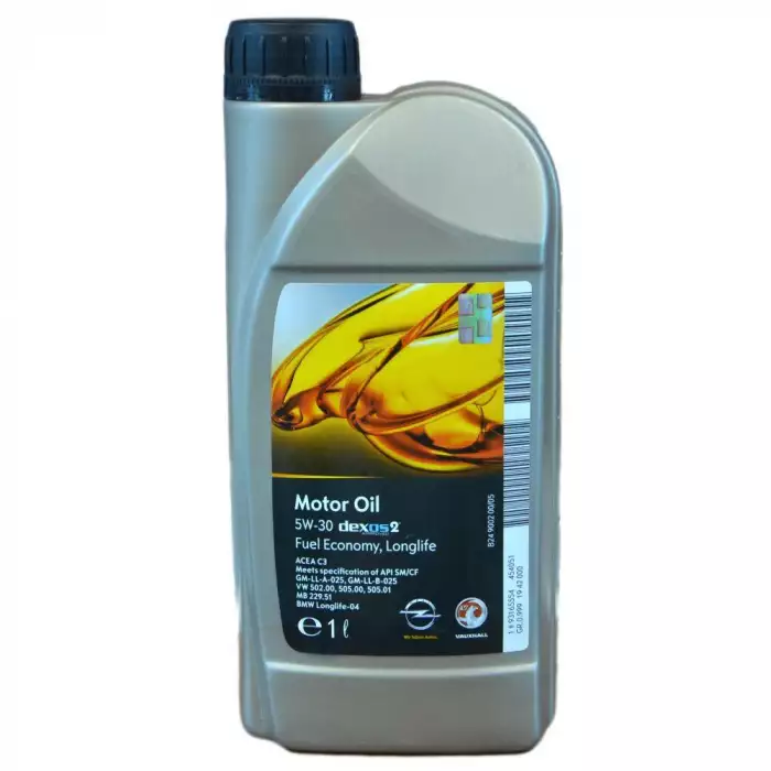 Автомобильное моторное масло GM Dexos 2 Longlife 5W-30 1л