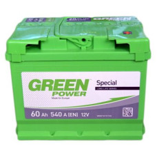Автомобільний акумулятор GREEN POWER 6СТ-60Ah АзЕ 540A (EN)
