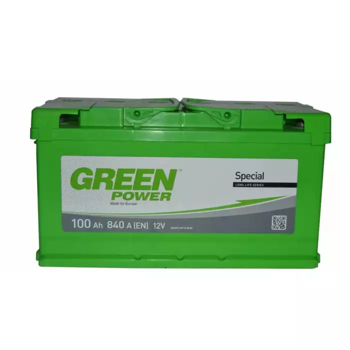 Автомобільний акумулятор GREEN POWER 6СТ-100Ah Аз 840A (EN)