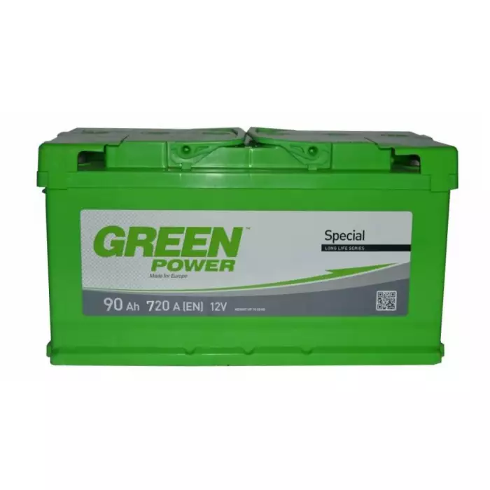 Автомобильный аккумулятор GREEN POWER 6СТ-90Ah Аз 720A (EN)