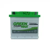 Автомобильный аккумулятор GREEN POWER MAX 6СТ-52Ah АзЕ 480A (EN)