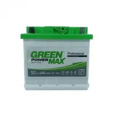 Автомобільний акумулятор GREEN POWER MAX 6СТ-52Ah АзЕ 480A (EN)
