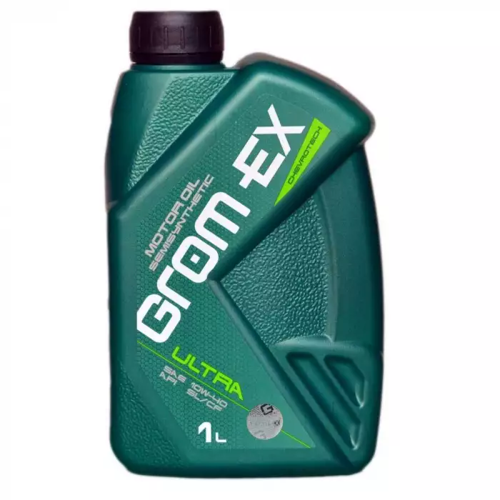 Автомобильное моторное масло GROM-EX ULTRA 10W-40 1л