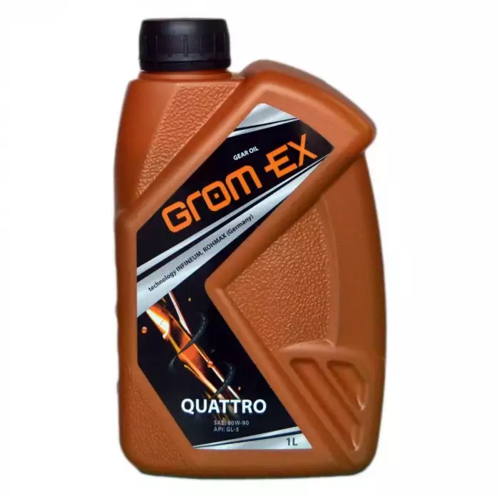 Масло трансмиссионное GROM-EX QUATTRO 80W-90 GL-5 1л