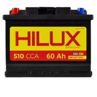 Автомобильный аккумулятор HILUX Black (L2) 60Ah 510A L+