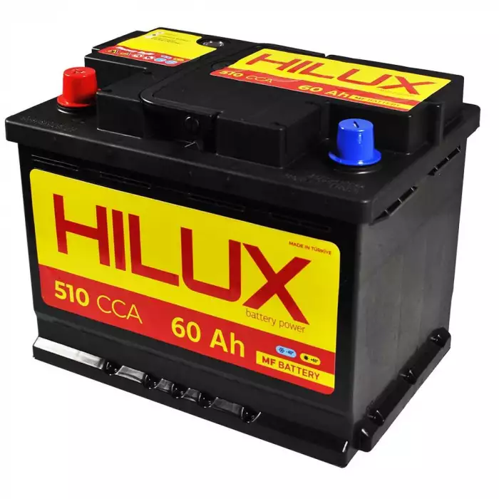 Автомобильный аккумулятор HILUX Black (L2) 60Ah 510A L+