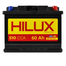 Автомобильный аккумулятор HILUX Black (L2) 60Ah 510A R+