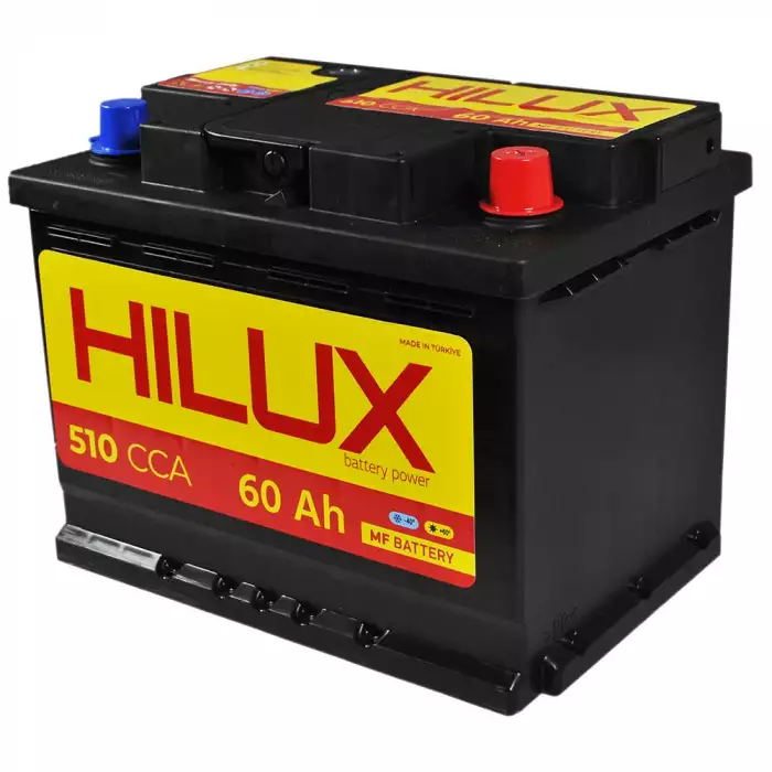 Автомобильный аккумулятор HILUX Black (L2) 60Ah 510A R+