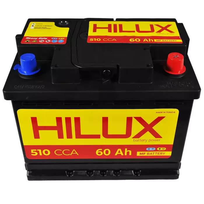Автомобильный аккумулятор HILUX Black (L2) 60Ah 510A R+