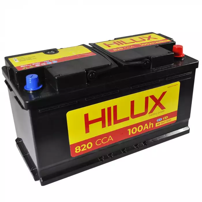 Атомобильный аккумулятор HILUX Black (L5) 100Ah 820A R+