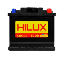 Автомобильный аккумулятор HILUX Black 6СТ-50Ah АзЕ 420A hlx001