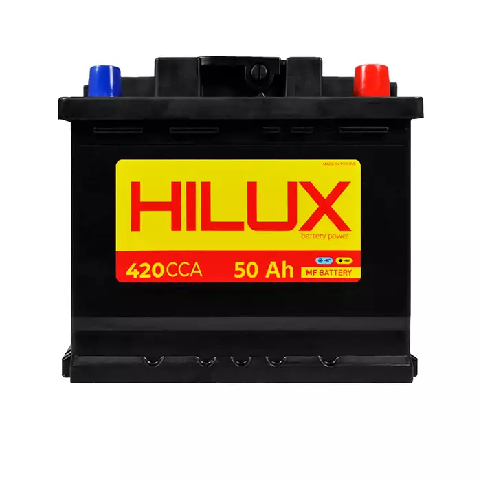 Автомобильный аккумулятор HILUX Black 6СТ-50Ah АзЕ 420A hlx001