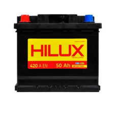Автомобільний акумулятор HILUX Black 6СТ-50Ah Аз 420A hlx002