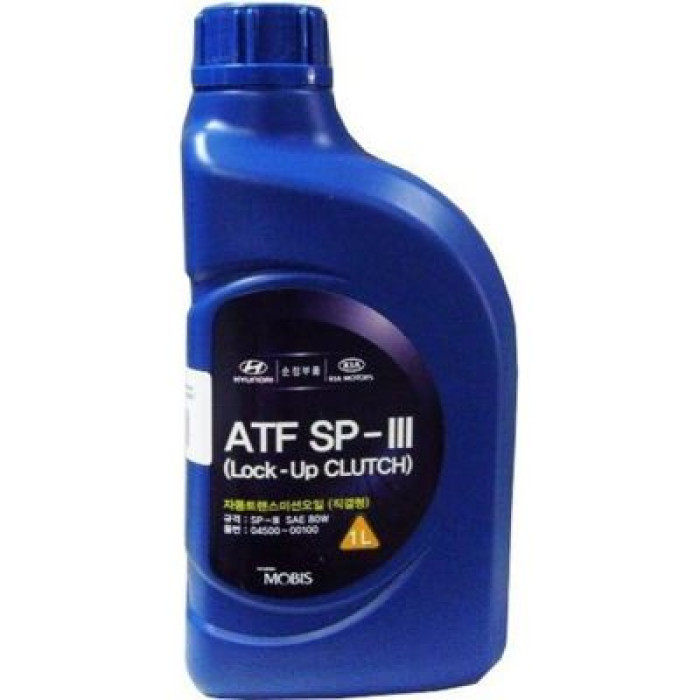 Масло трансмиссионное MOBIS Hyundai/KIA ATF SP-III 1л 04500-00100