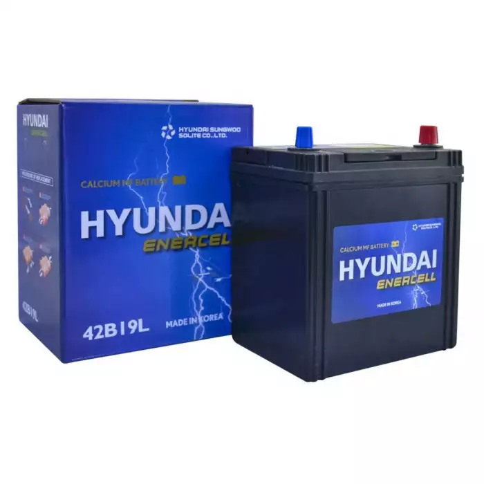 Автомобильный аккумулятор HYUNDAI ENERCELL Japan 6СТ-38Ah АзЕ ASIA 360A (CCA) ТК 42B19L