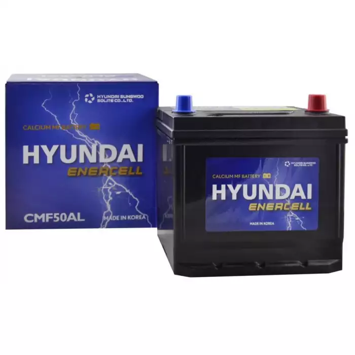 Автомобильный аккумулятор HYUNDAI ENERCELL Japan 6СТ-50Ah АзЕ ASIA 450A (CCA) CMF50AL