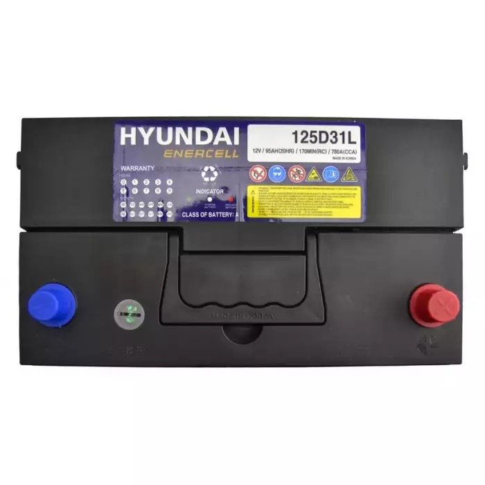 Автомобільний акумулятор HYUNDAI ENERCELL Japan 6СТ-95Ah АзЕ ASIA 780A (CCA) 125D31L