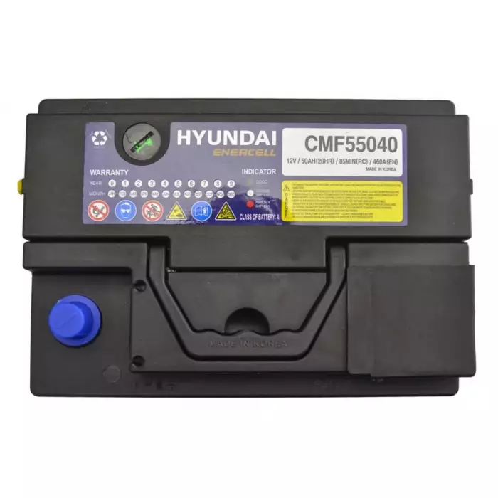 Автомобільний акумулятор HYUNDAI ENERCELL 6СТ-50Ah АзЕ 460A (CCA) CMF55040