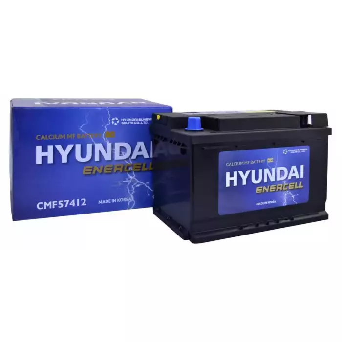 Автомобільний акумулятор HYUNDAI ENERCELL 6СТ-74Ah АзЕ 660A (CCA) CMF57412